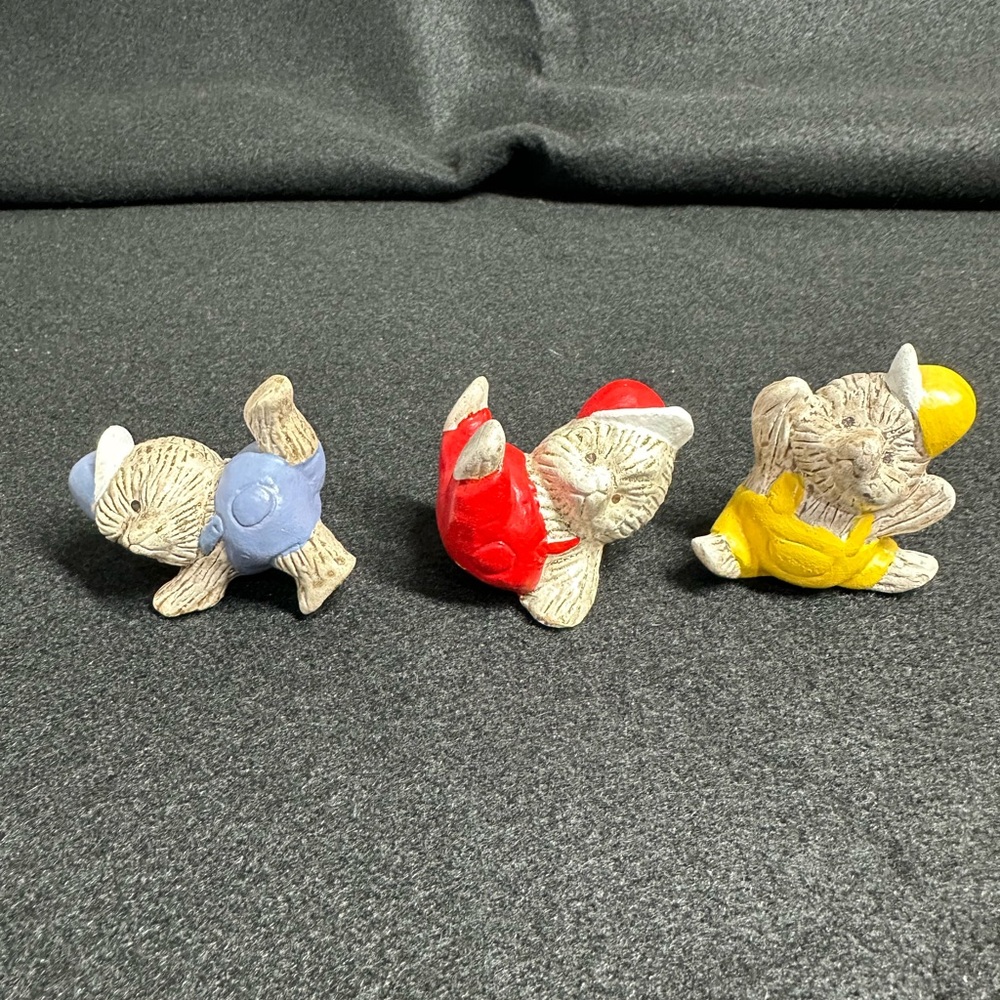Vintage Japan Style Anthropomorphic Mouse Figurines Set Of 3 Josef  Style
